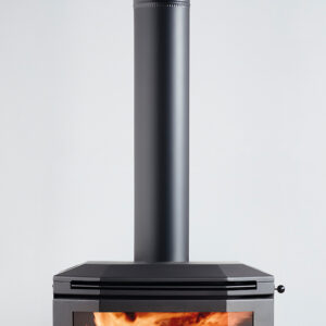 Sleek Black Flue Kit