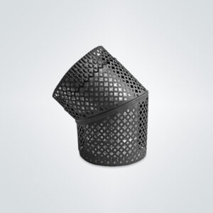 45˚ Bend Mesh Black
