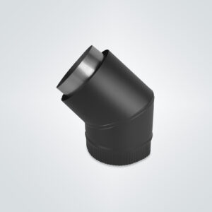 45˚ Bend Sleek Black
